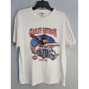 Harley Davidson T Shirt-L Factory Tour York PA Vehicle Operations Double Sided